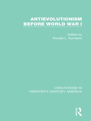 cover image of Antievolutionism Before World War I
